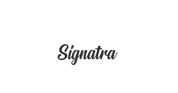 Signatra font thumbnail