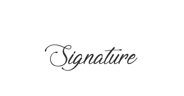 Signature of the Ancient font thumbnail