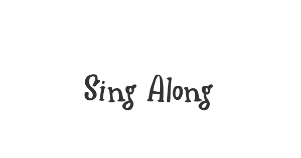 Sing Along font thumbnail