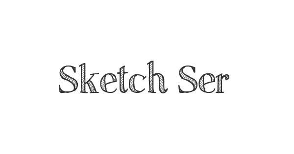 Sketch Serif font thumbnail