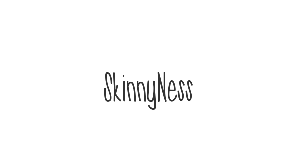 SkinnyNess font thumbnail