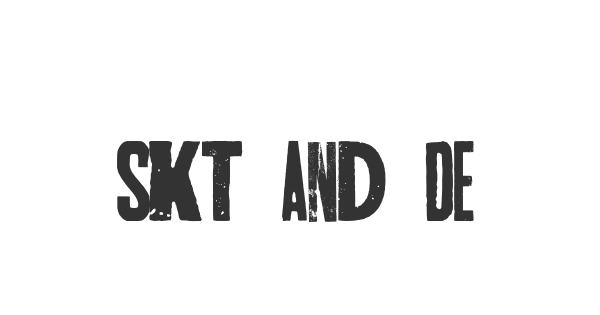 Skt and Destroy font thumbnail