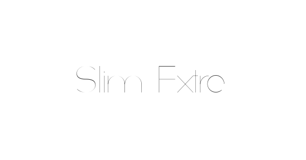Slim Extreme font thumbnail