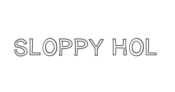 Sloppy Hollow font thumbnail