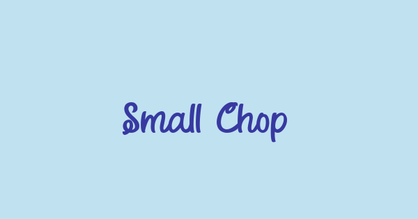 Small Chopper font thumbnail