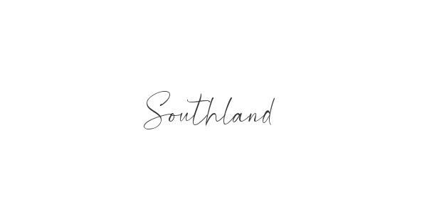 Southland font thumbnail