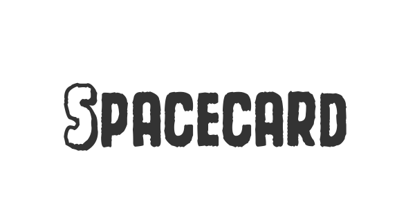 Spacecard font thumbnail