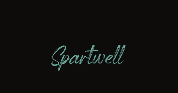Spartwell font thumbnail