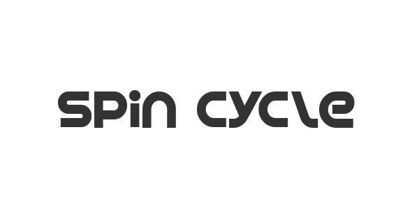 Spin Cycle font thumbnail