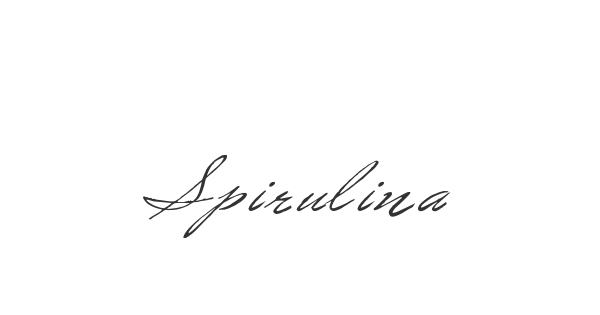 Spirulina font thumbnail