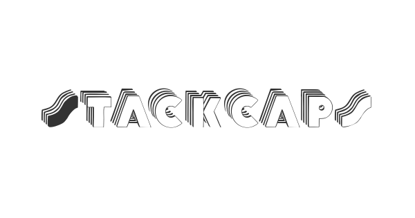 Stackcaps font thumbnail