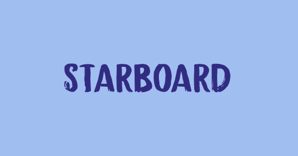 Starboard font thumbnail