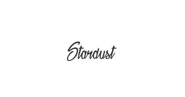 Stardust font thumbnail