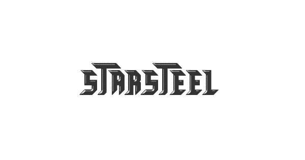 STARSTEEL font thumbnail