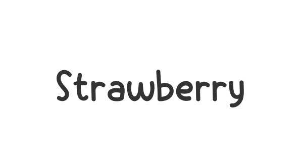 Strawberry Days font thumbnail