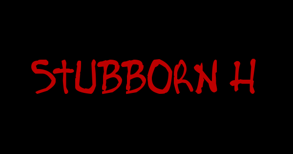 Stubborn Heartz TBS font thumbnail
