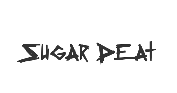 Sugar Death 2 font thumbnail