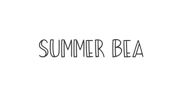 Summer Beach font thumbnail