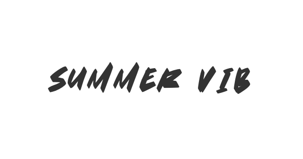 Summer Vibes font thumbnail