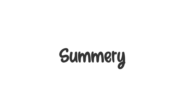 Summery font thumbnail