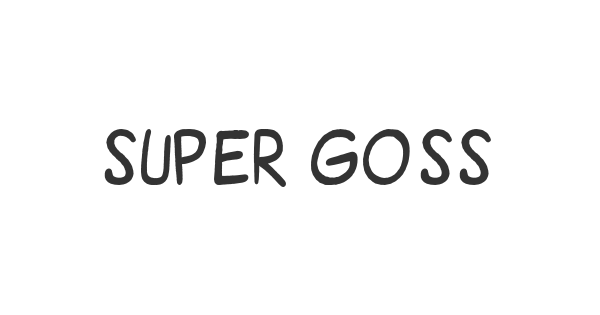Super Gossip font thumbnail