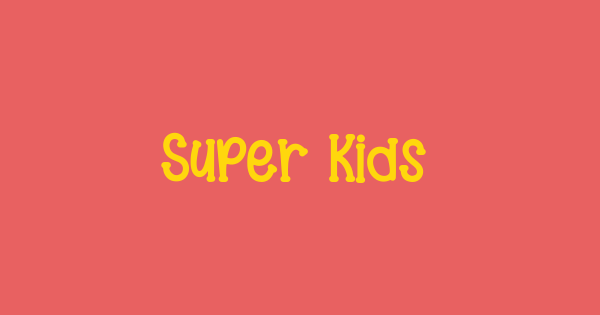 Super Kids font thumbnail