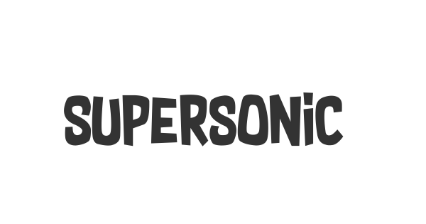 Supersonic Rocketship font thumbnail