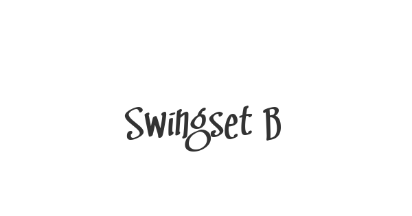 Swingset BB font thumbnail