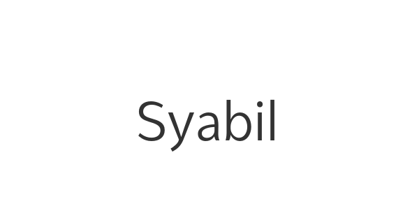 Syabil font thumbnail