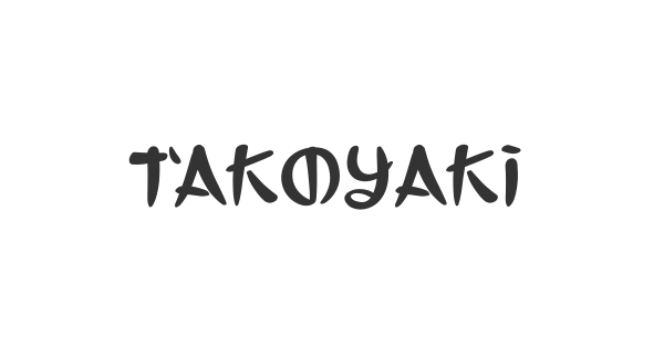 Takoyaki font thumbnail