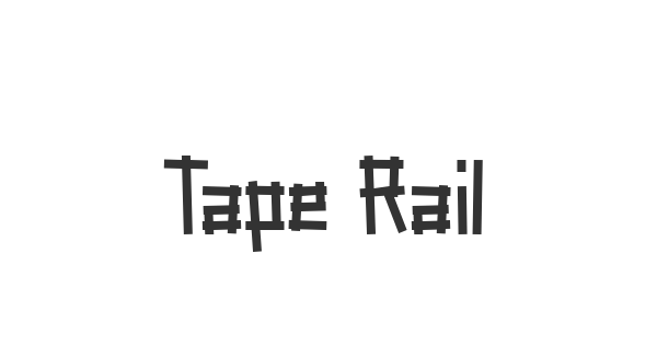 Tape Rail font thumbnail