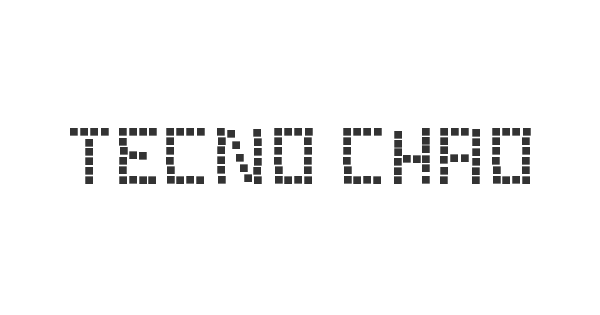 Tecno Chaos font thumbnail