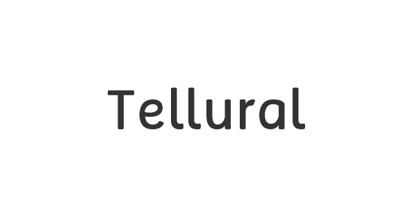 Tellural font thumbnail