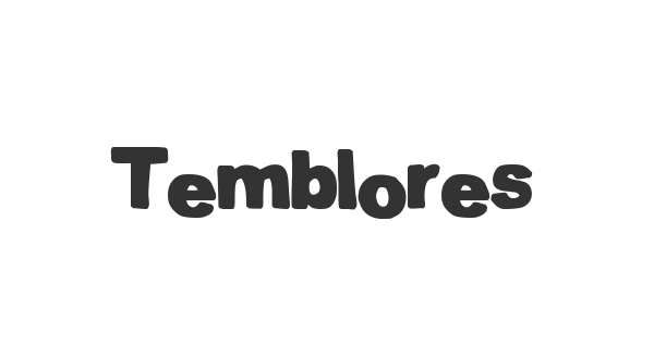 Temblores font thumbnail