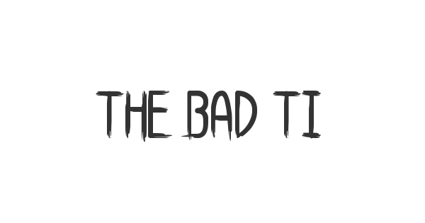 The Bad Times St font thumbnail