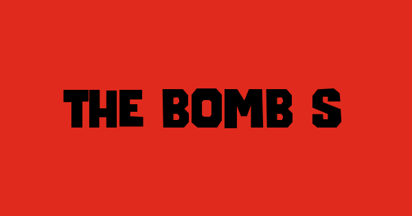 The Bomb Sound font thumbnail