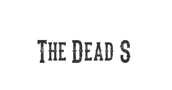 The Dead Saloon font thumbnail