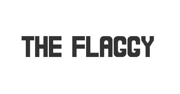 The Flaggy St font thumbnail