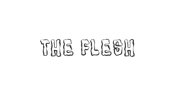 The Flesh font thumbnail