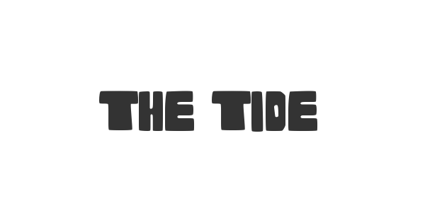 The Tide font thumbnail