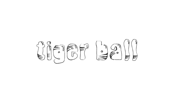 Tiger Balloon font thumbnail