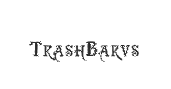 TrashBarusa font thumbnail
