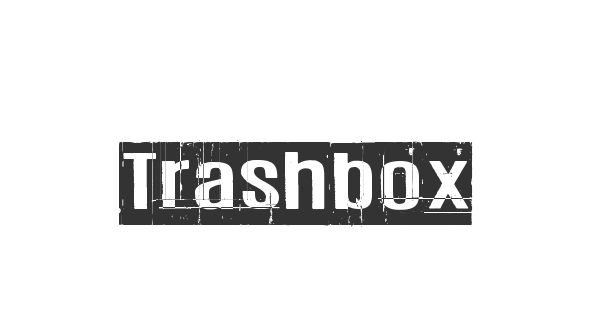 Trashbox font thumbnail