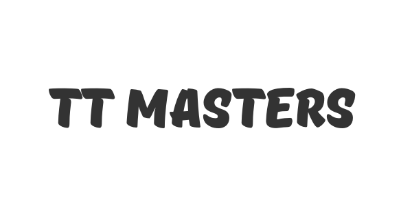 TT Masters font thumbnail
