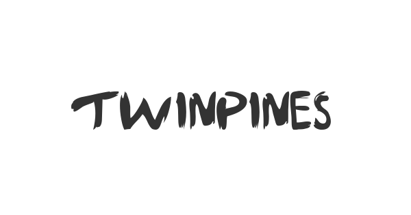 Twinpines font thumbnail