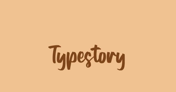 Typestory font thumbnail