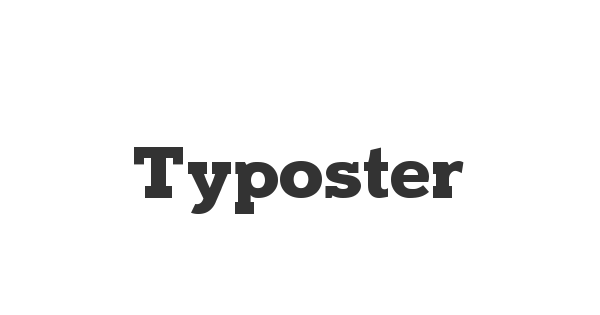 Typoster font thumbnail