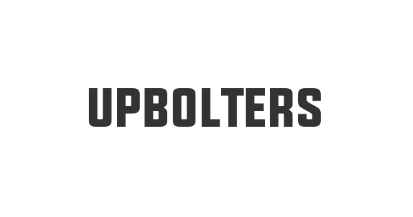 Upbolters font thumbnail