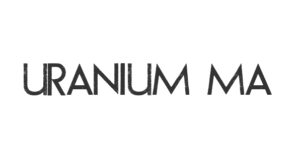 Uranium Mafia font thumbnail