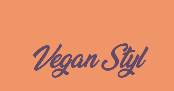 Vegan Style font thumbnail